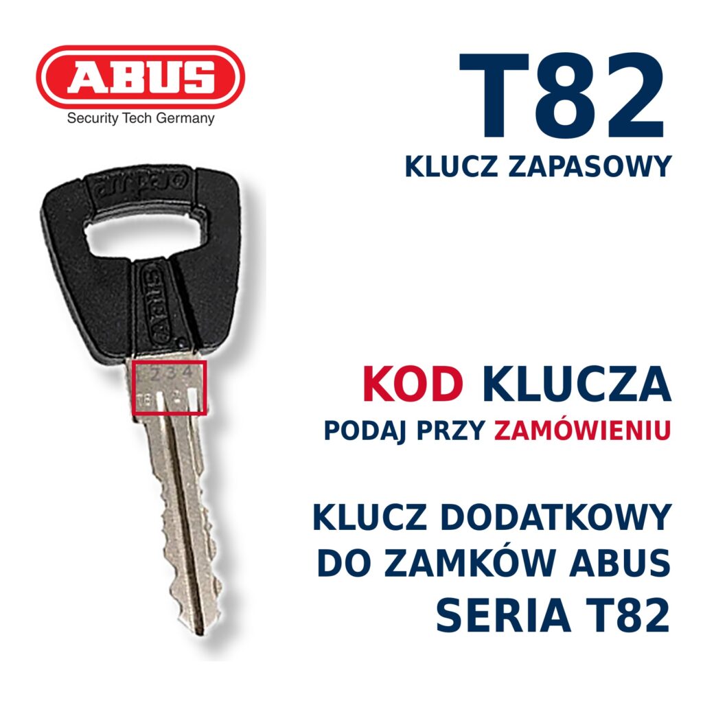 Klucz zapasowy T82 - dorabianie klucza z kodu