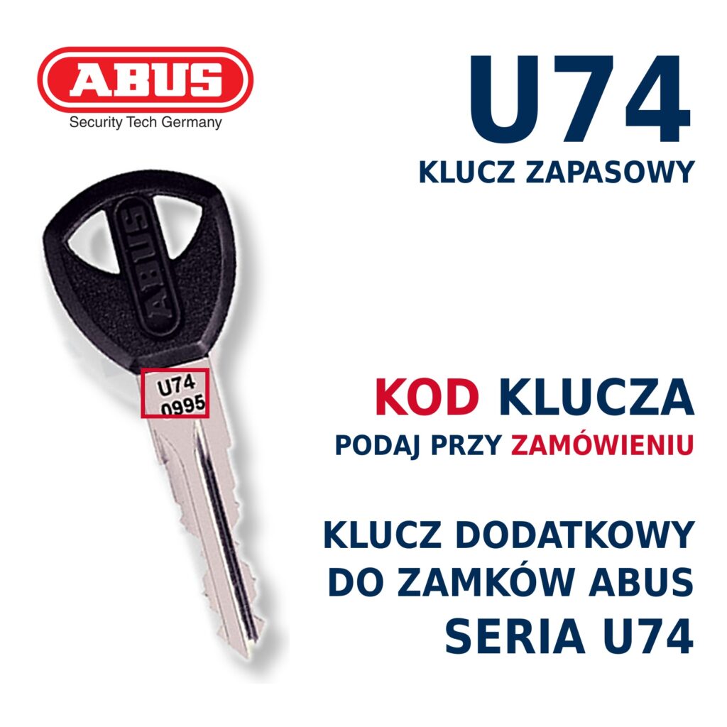 Klucz zapasowy u74