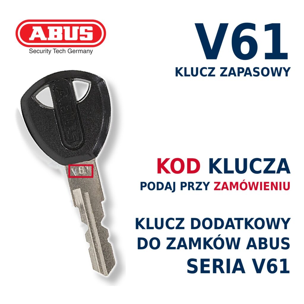 Abus v61 klucz zapasowy - dorabianie kluczy