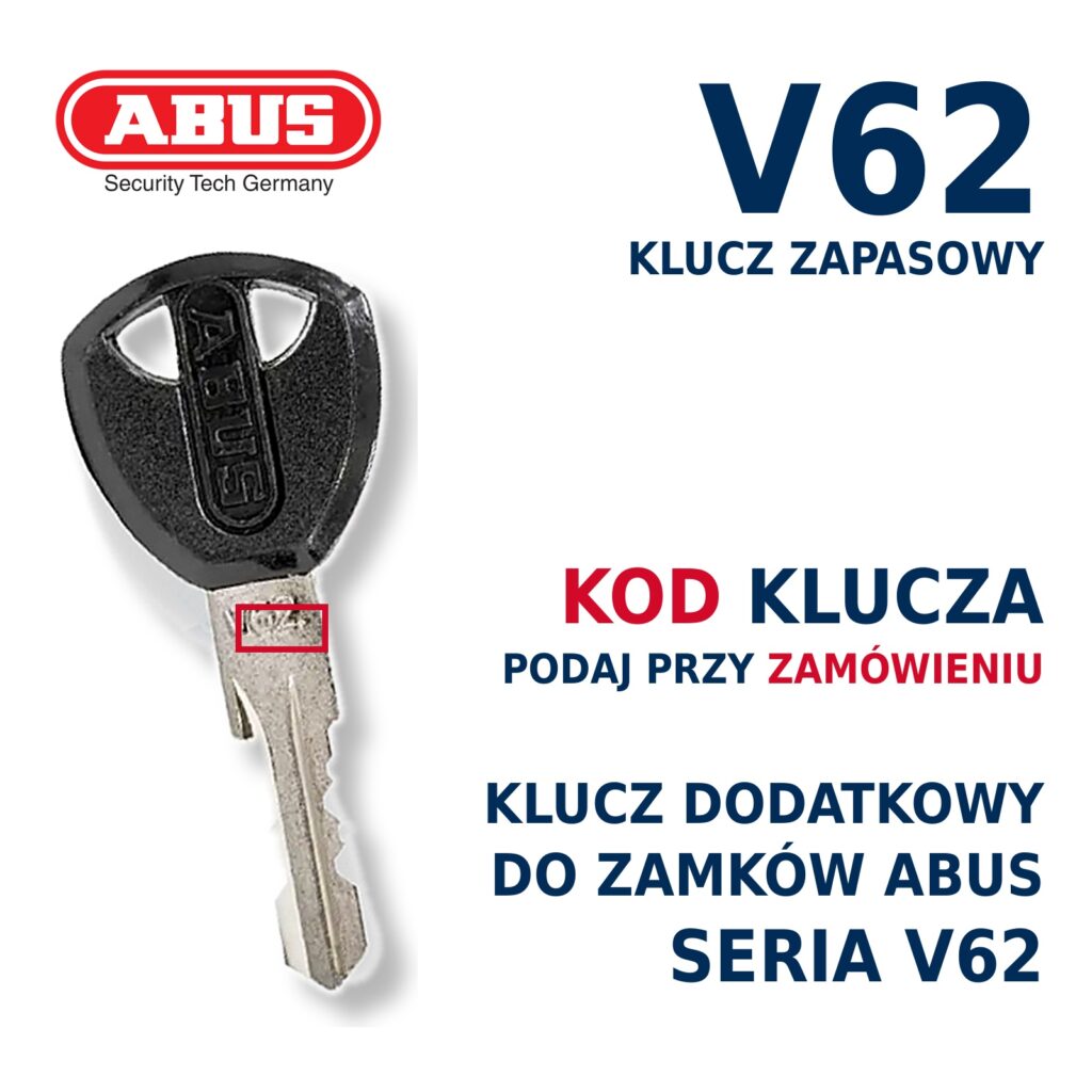 Abus V62 - Dorabianie kluczy